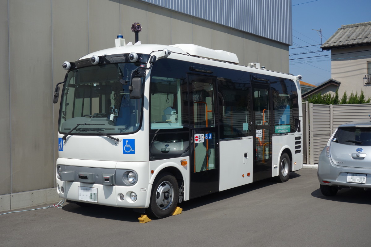 One of our automated driving buses